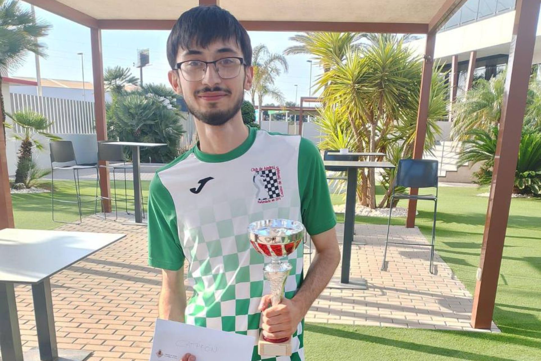 Pablo Caño Campeón Ajedrez Rápido Murcia